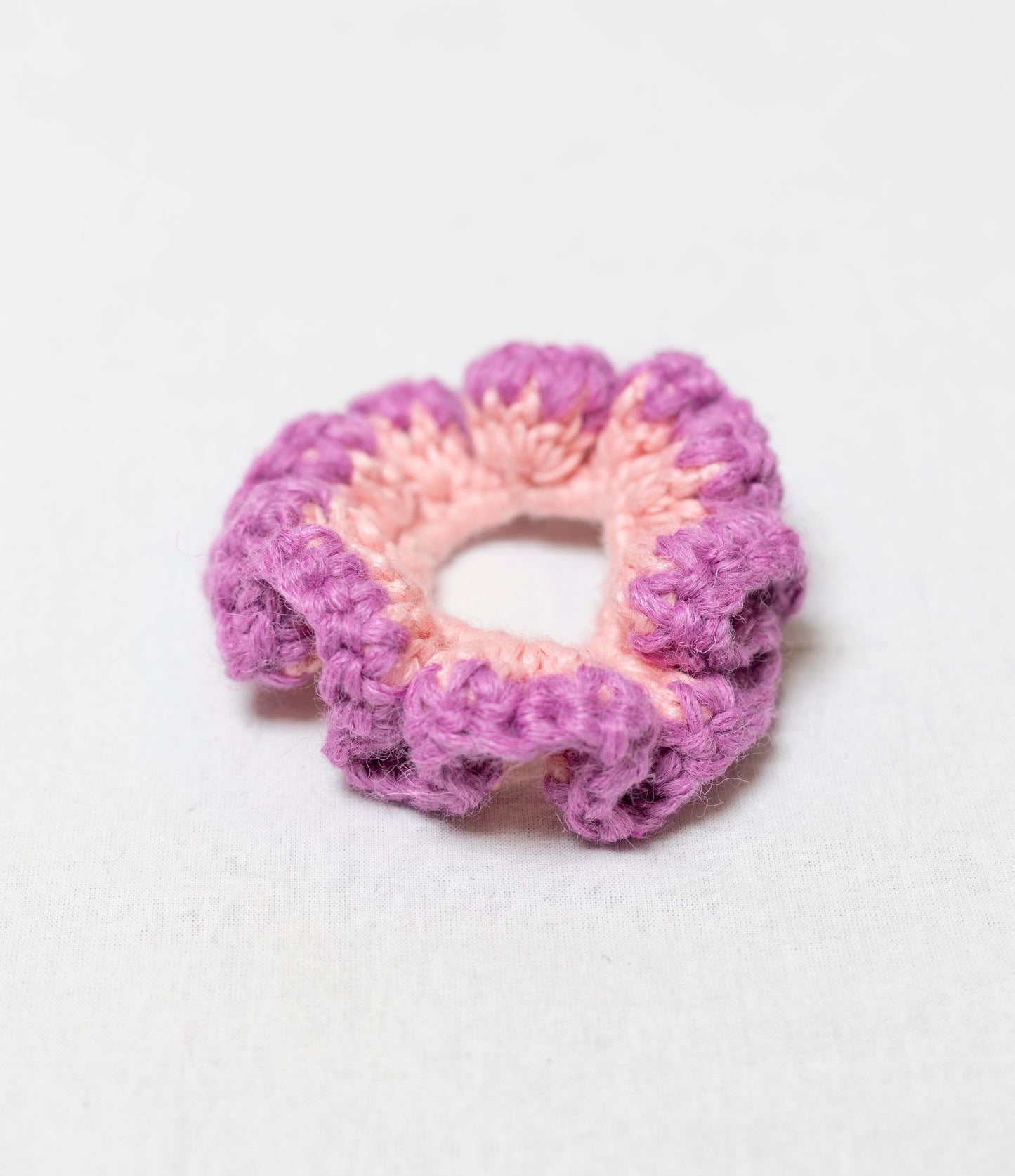 WHIZZY PINK AND PURPLE SCRUNCHIE