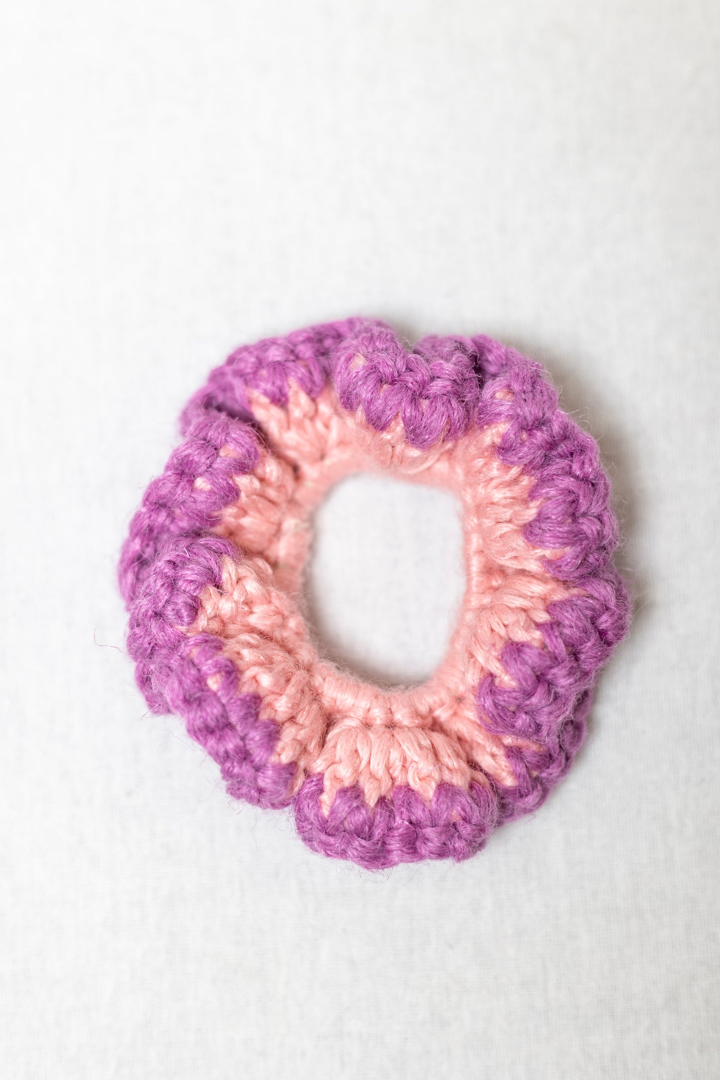 WHIZZY PINK AND PURPLE SCRUNCHIE